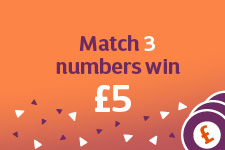 Match 3 numbers, win £5